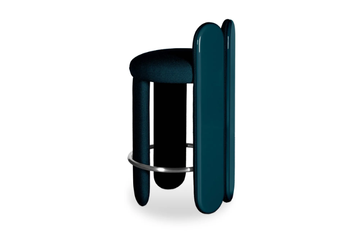 GLAZY - High wooden stool with footrest by ROYAL STRANGER - view 3